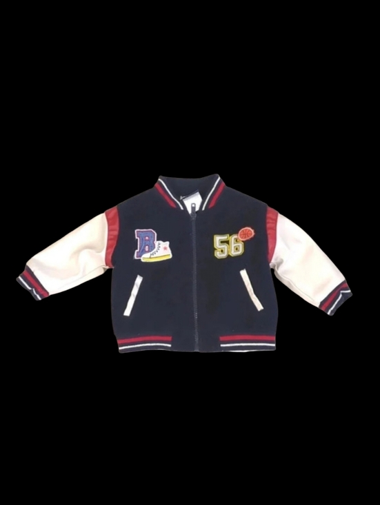 Nanette Lepore Other - Boyz Wear By Nanette Toddler Varsity Basketball Jacket Size 12 M